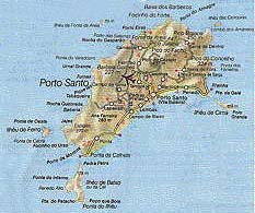 Porto Santo-Karte